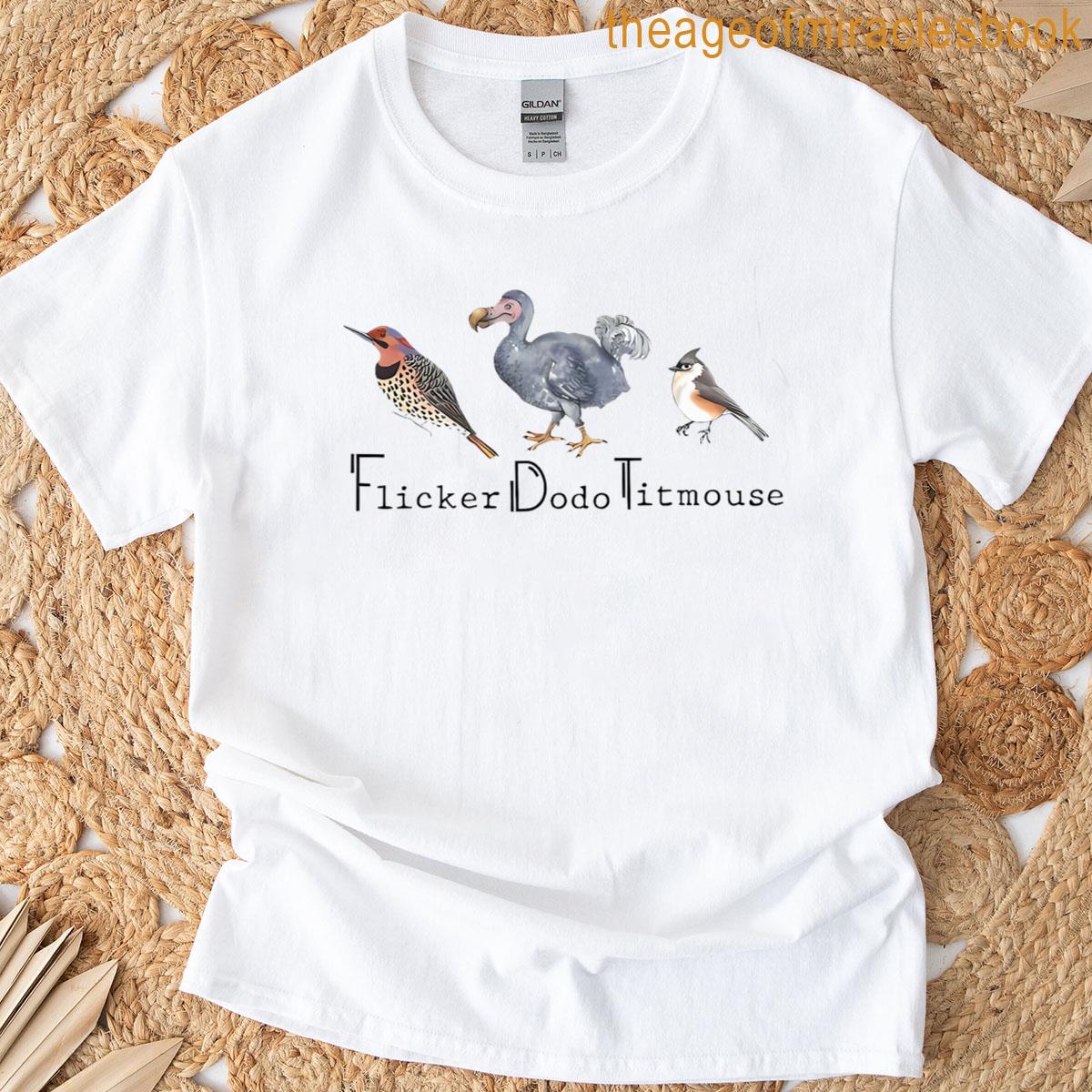 Dodo Flicker Titmouse T-shirt T-shirt
