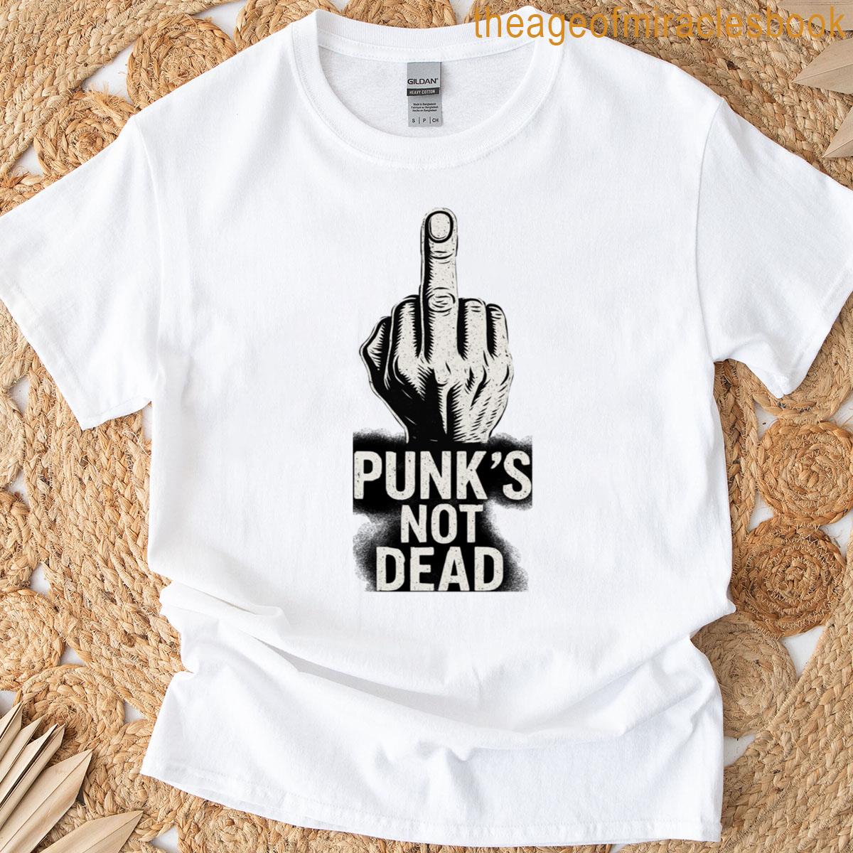 Punks Not Dead Middle Finger Classic T-shirt