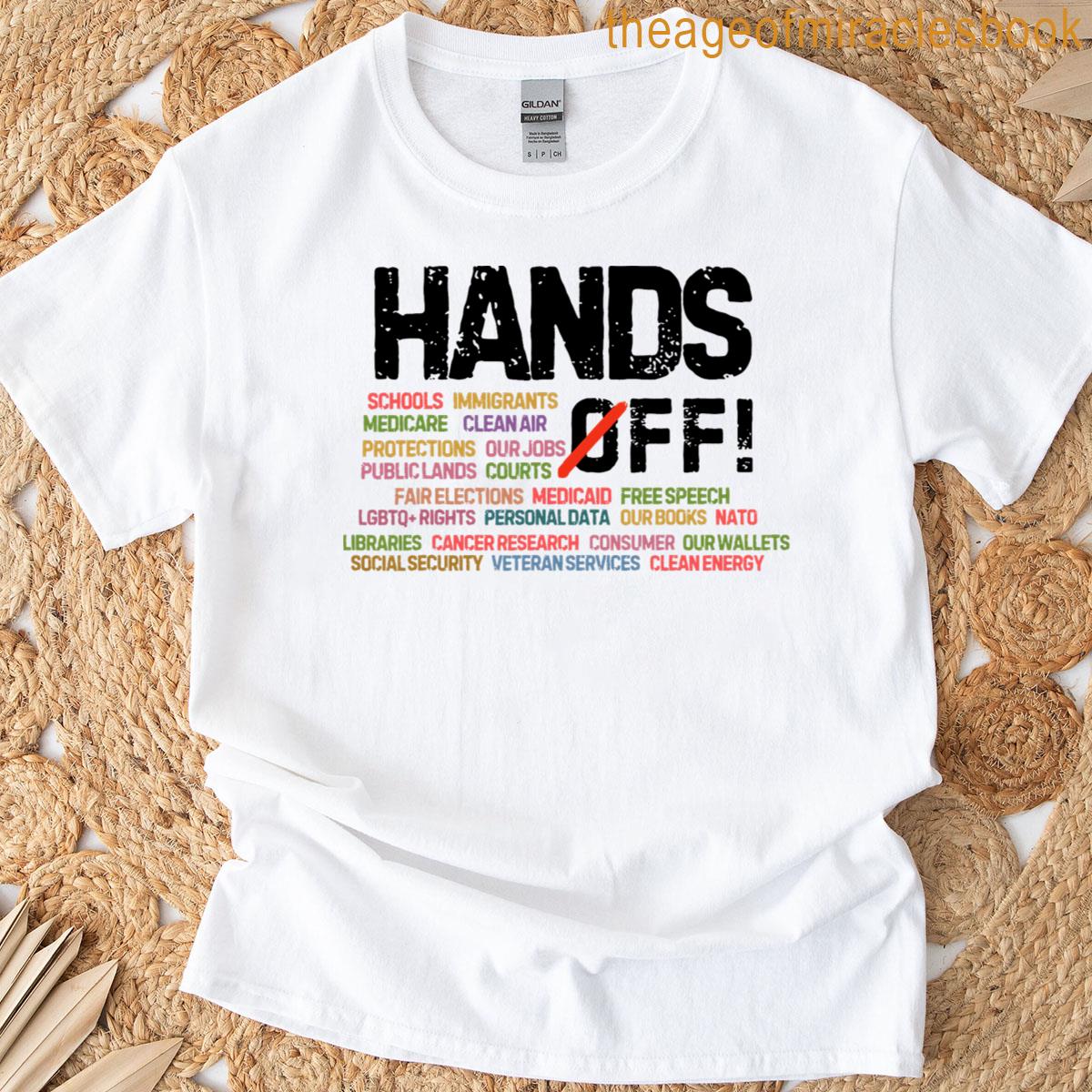 Social Security Medicare Hands Off Protest T-shirt