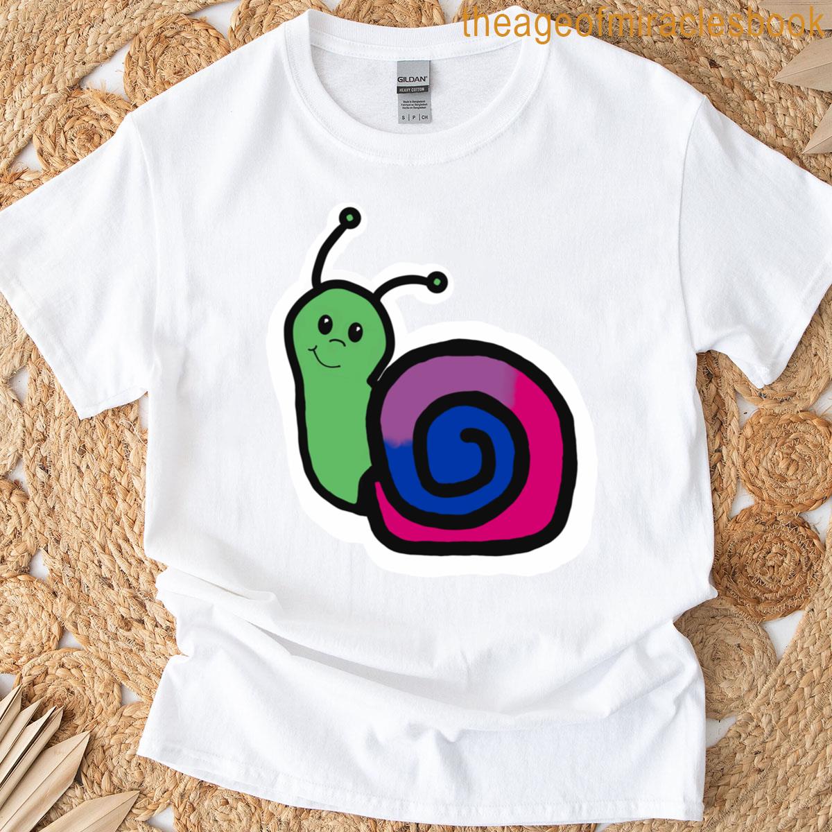 Bi Pride Snail T-shirt