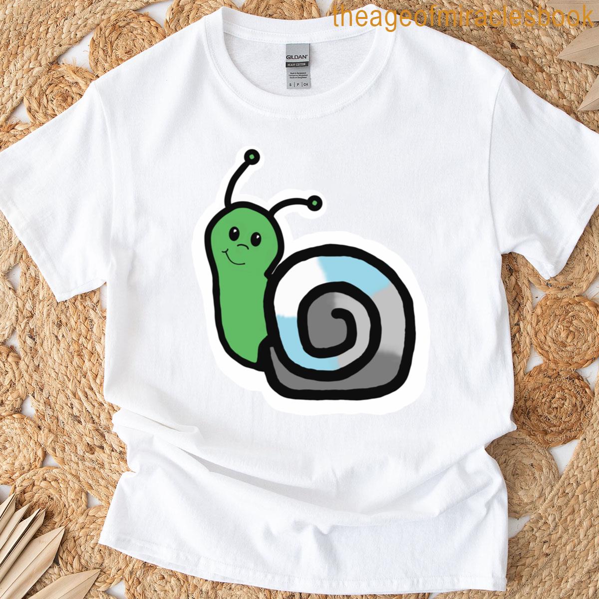 Demiboy Pride Snail T-shirt
