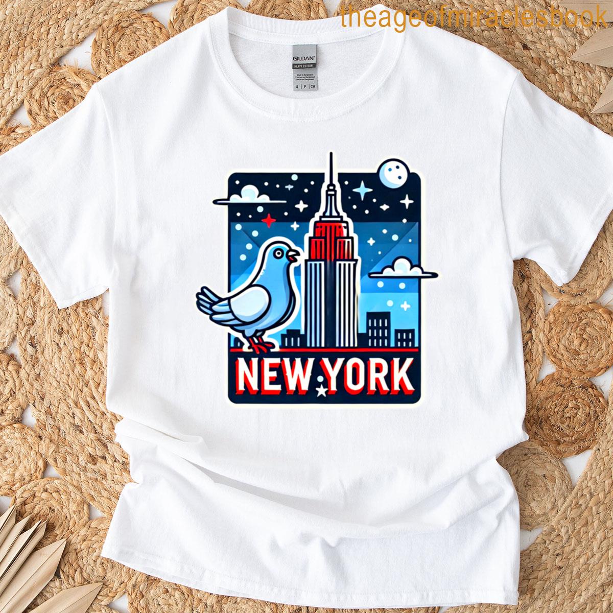 Nyc Pigeon 8 T-shirt