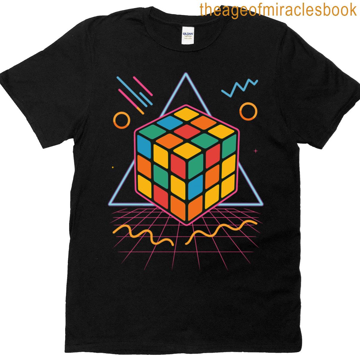 Neon Rubiks Cube T-shirt