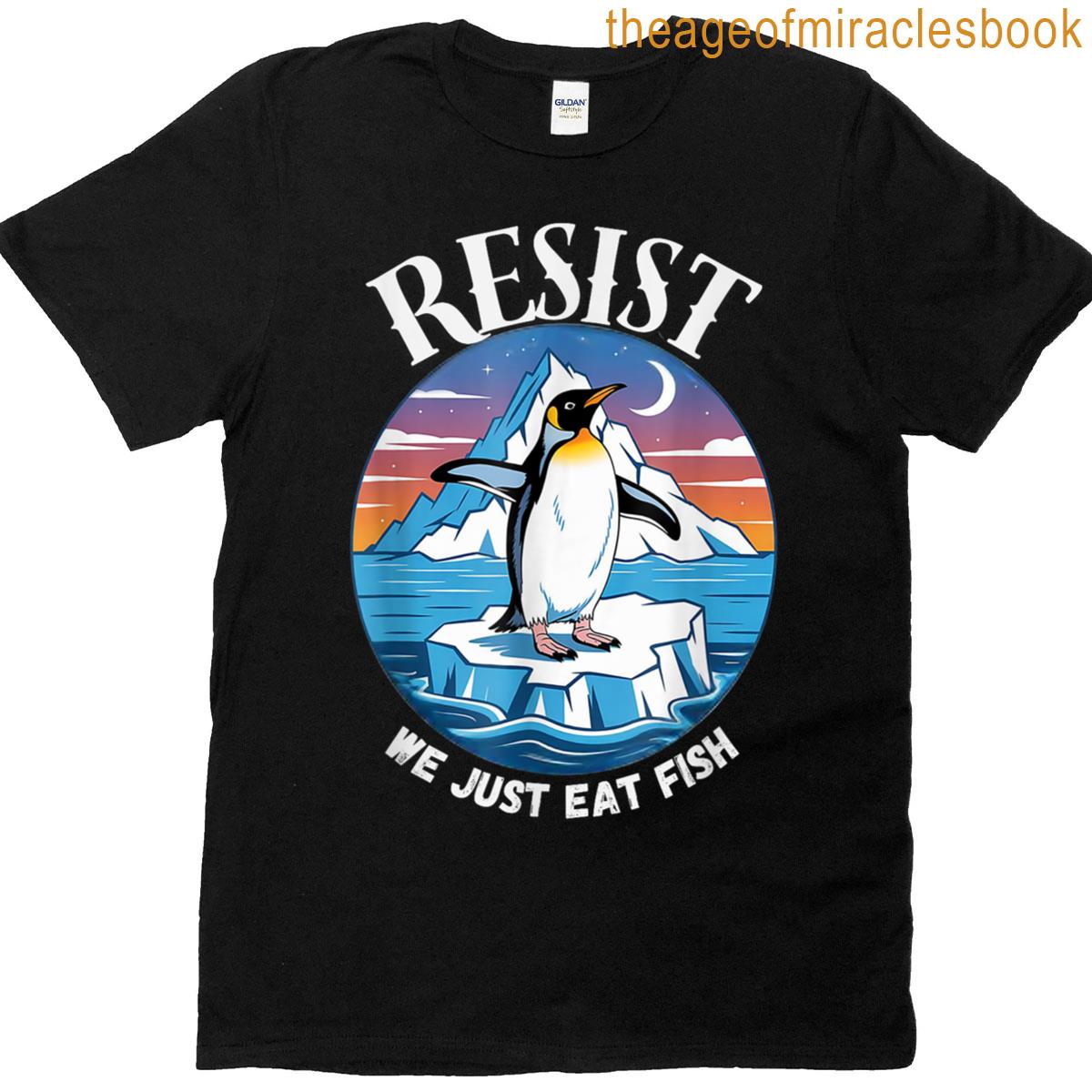 Resist Penguins Against Tariffs Sarcastic T-shirt