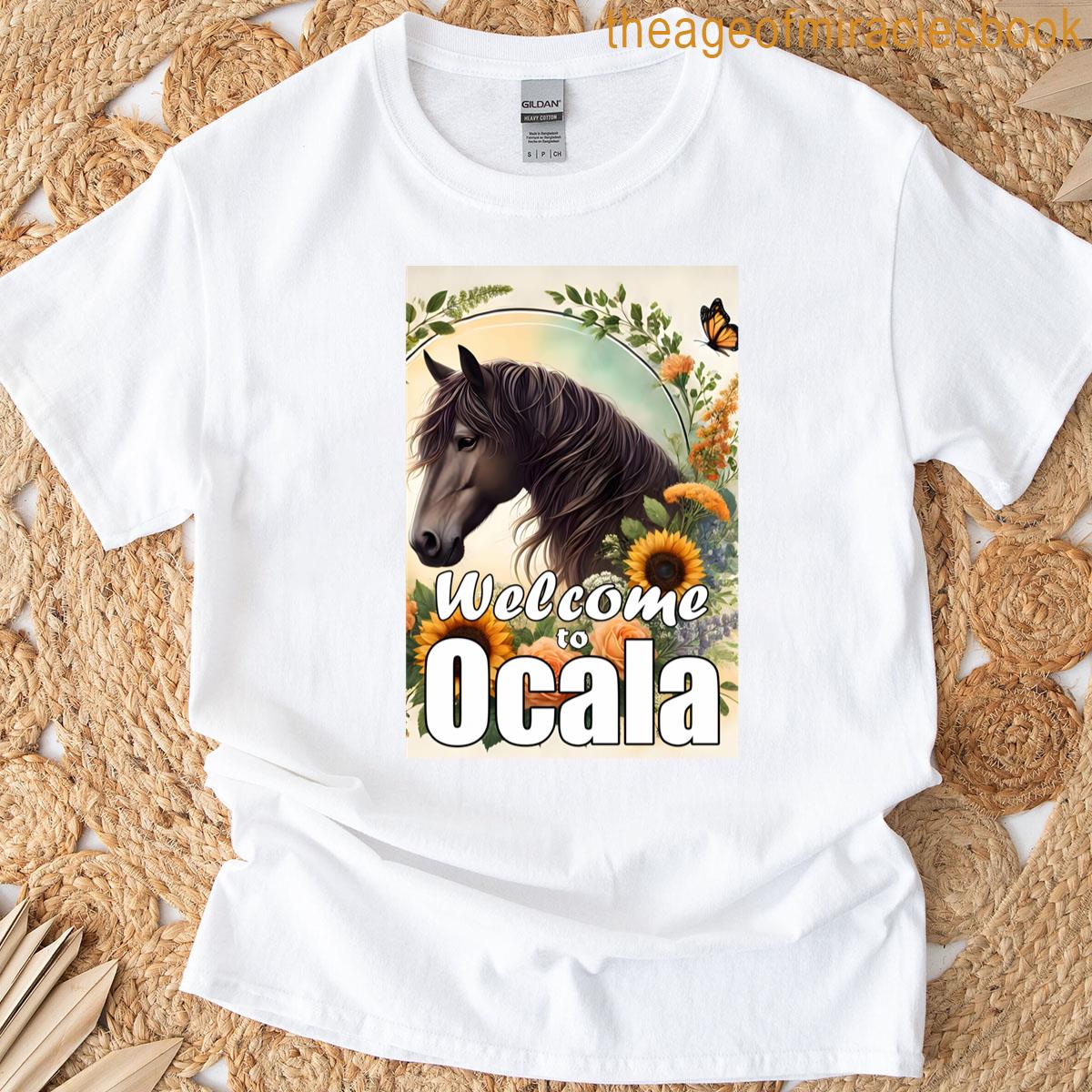Ride Into Ocala Equestrian Welcome T-shirt