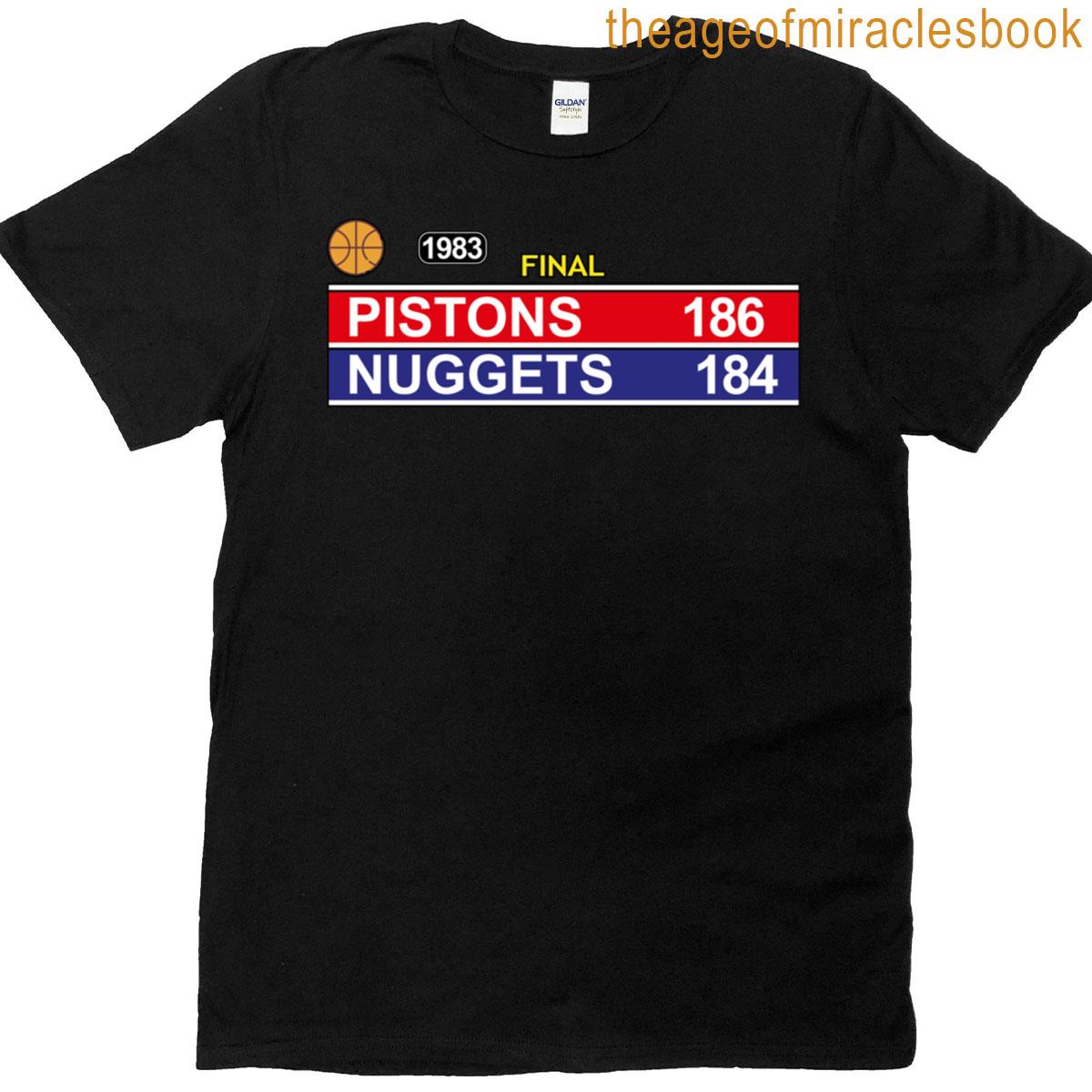 1983 Pistons – Nuggets T-shirt