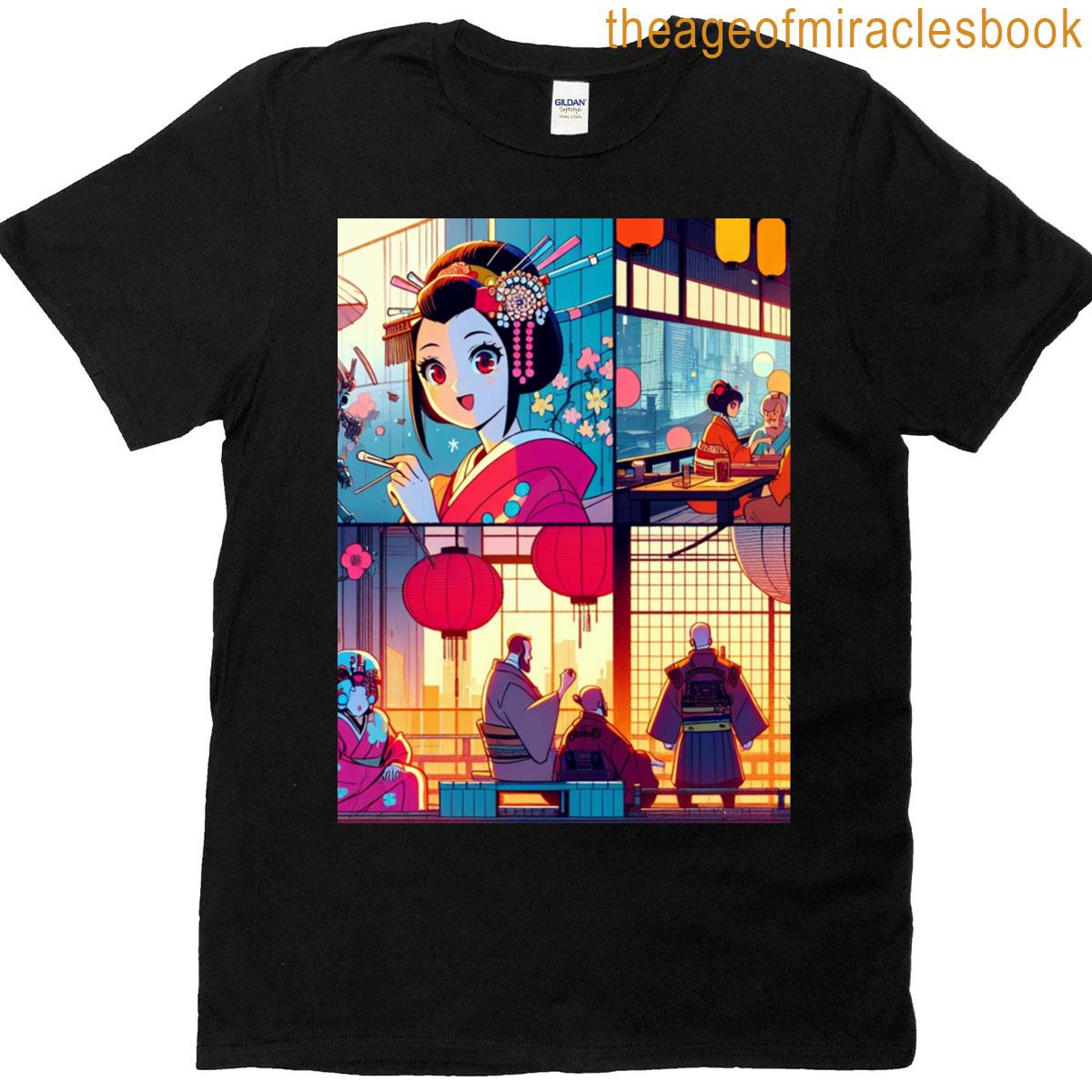 Cyber-samurai Evenings Graphic T-shirt