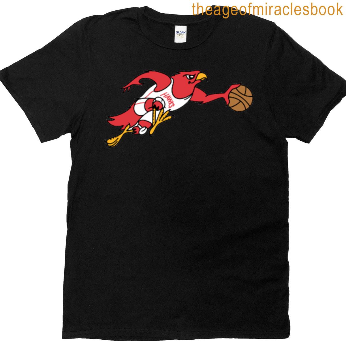 Hawks Retro Logo Deisgn T-shirt
