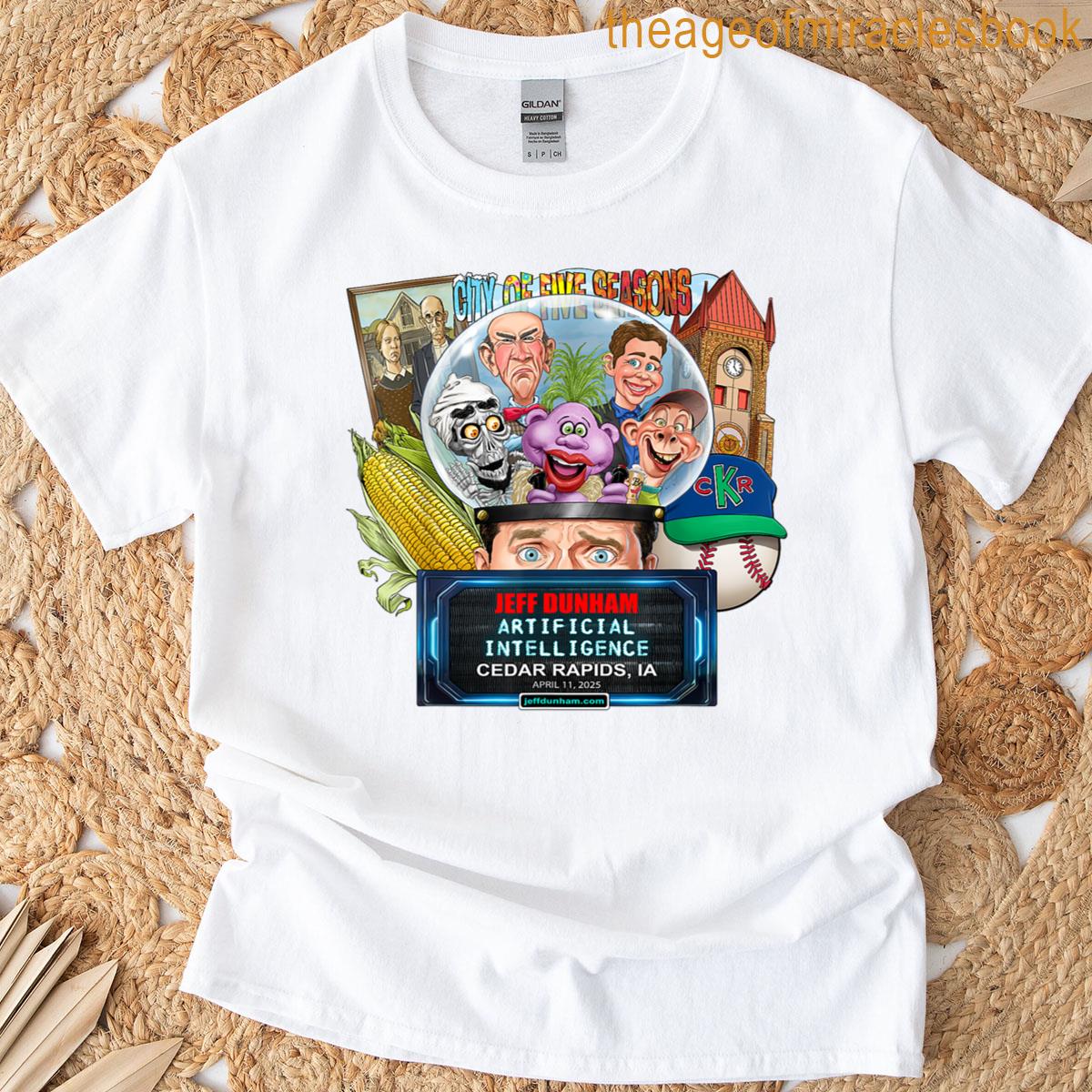 Jeff Dunham Cedar Rapids Ia 2025 T-shirt