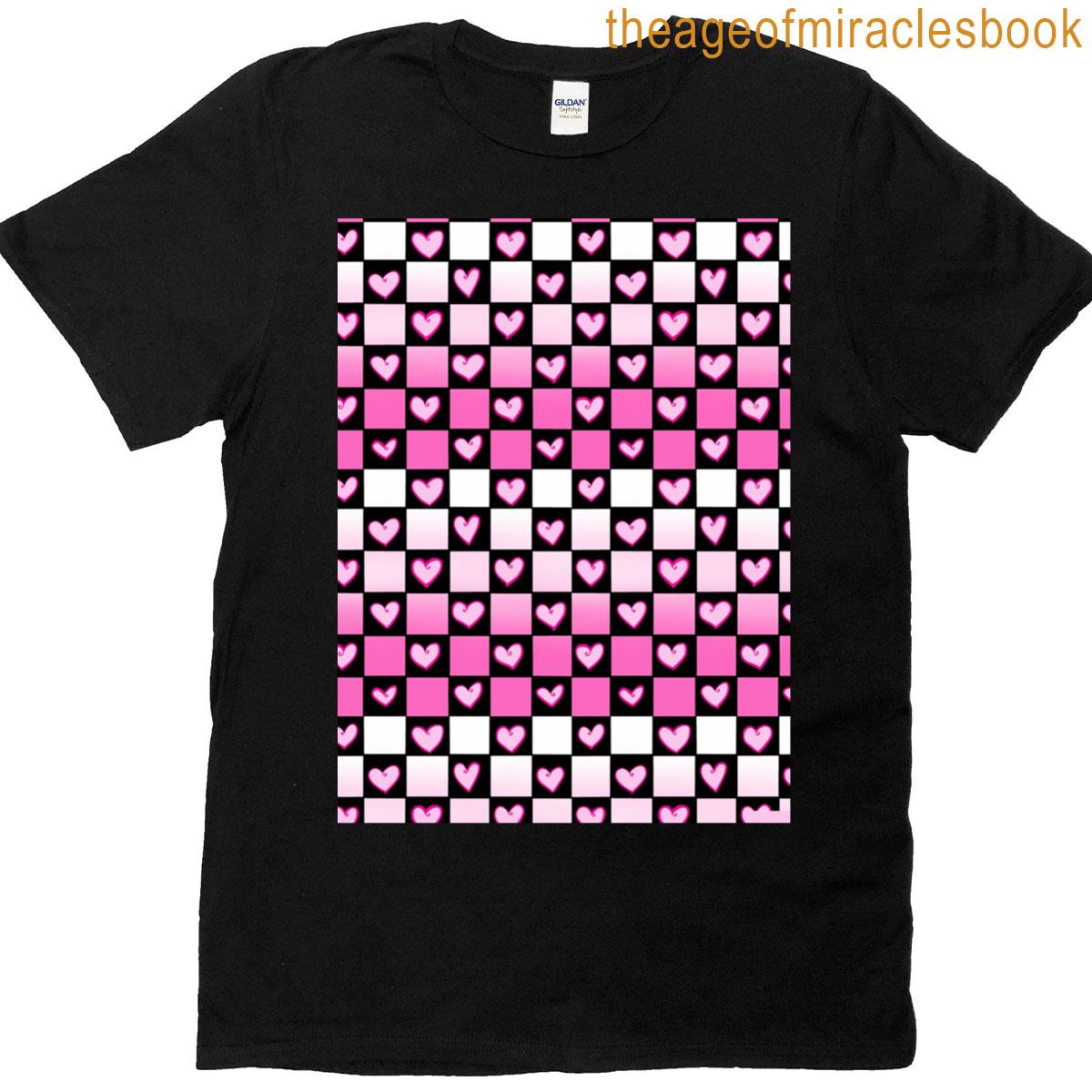 Lovely Checkers Graphic T-shirt
