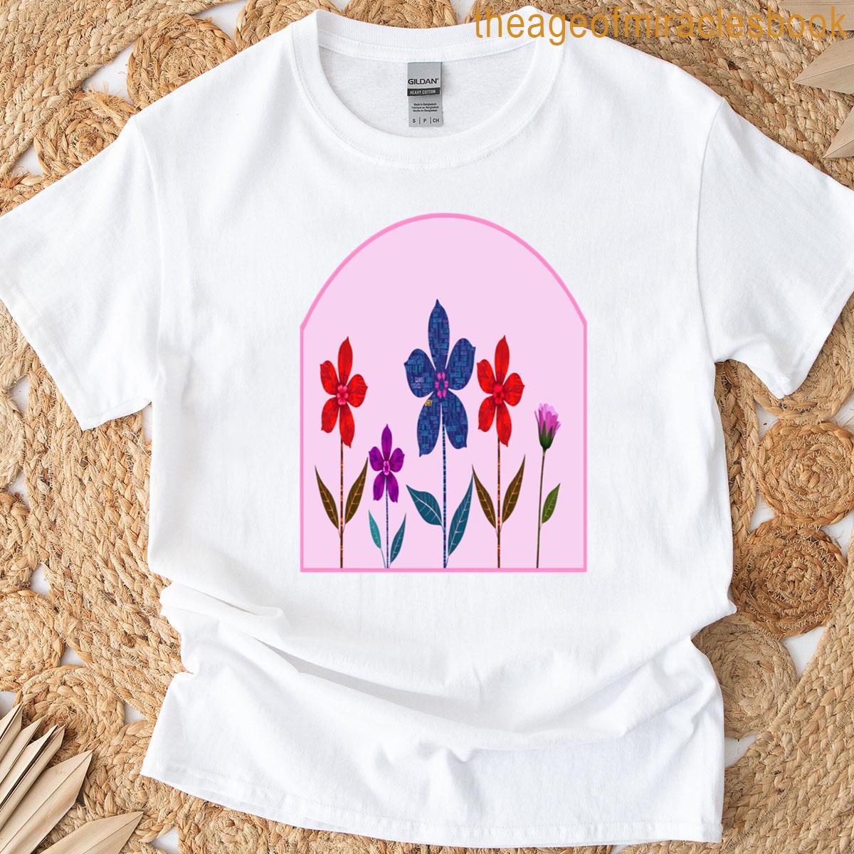 Multicolored Flowers T-shirt