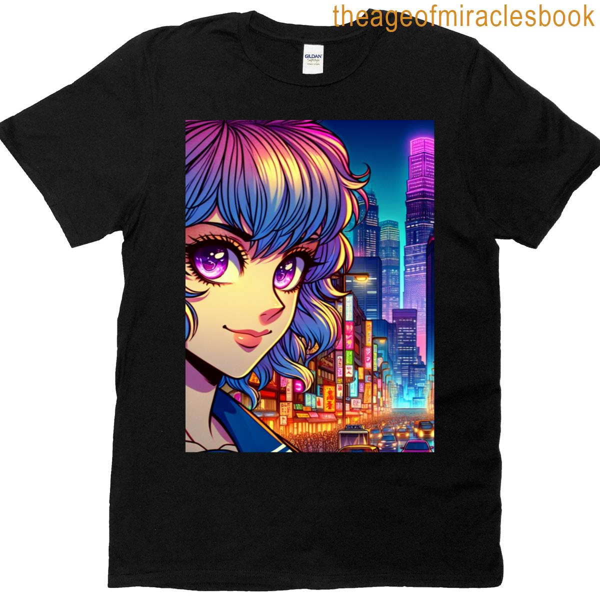 Neon Dreams Graphic T-shirt