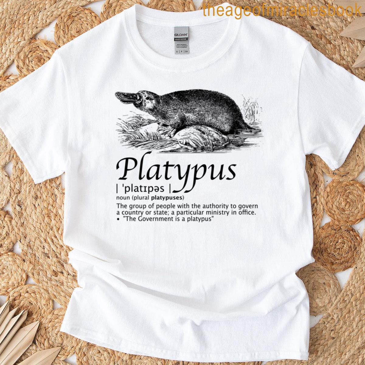 Platypus Definition T-shirt