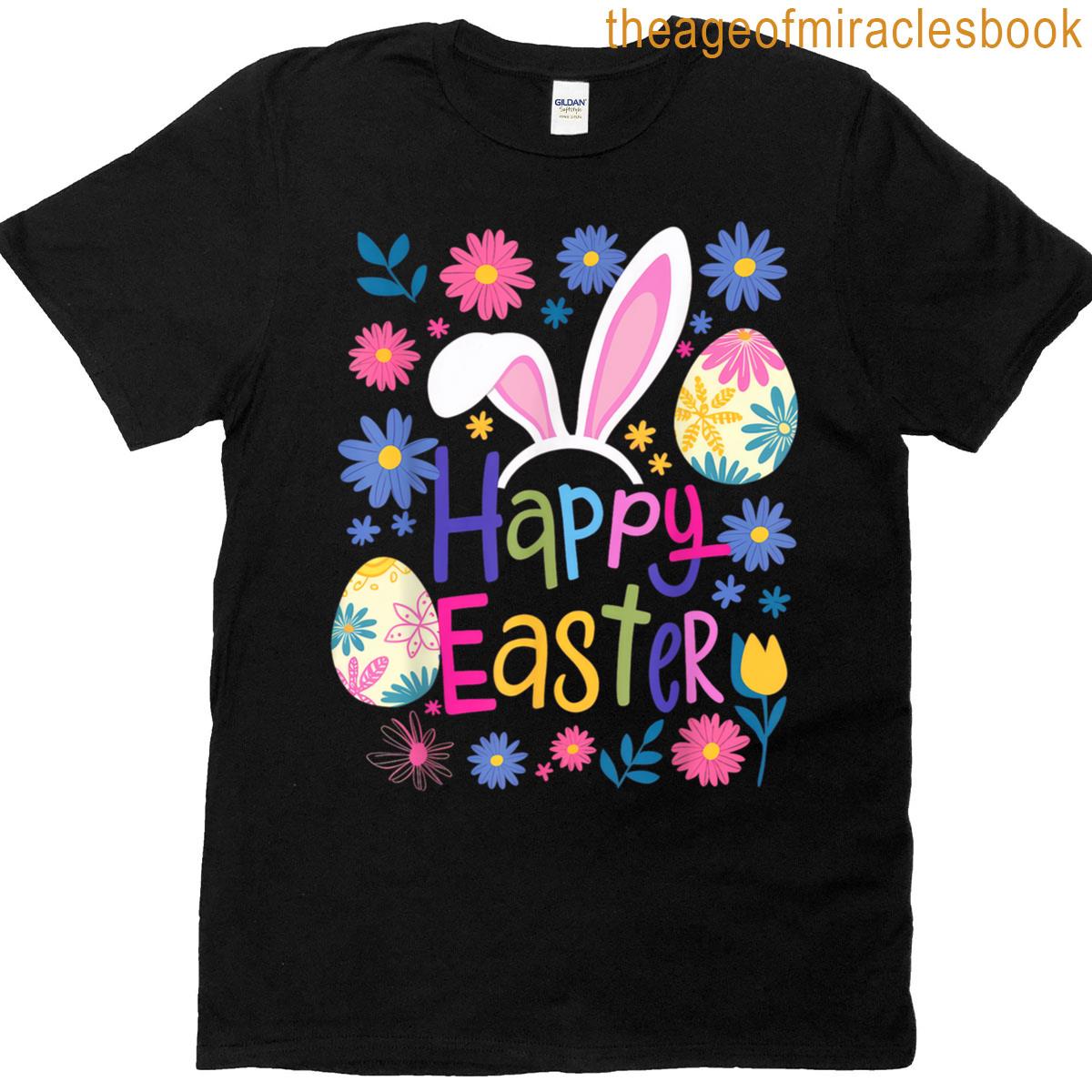 Happy Easter Bunny Spring Easter Egg Easter T-shirt