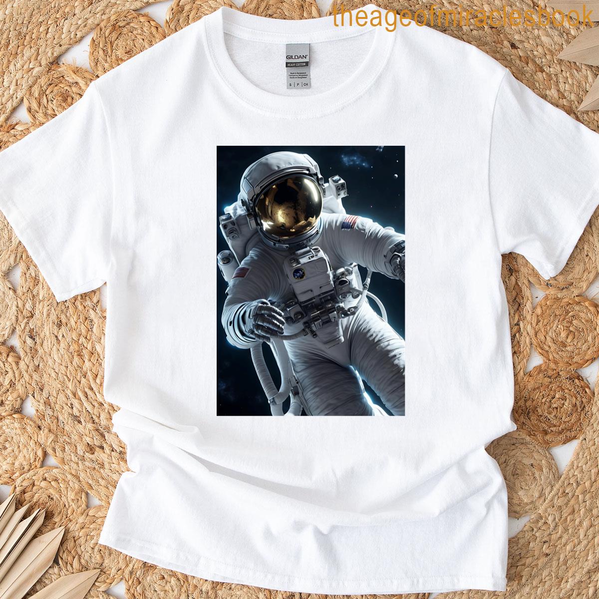 Astronaut Floating In Deep Space 20 Long T-shirt