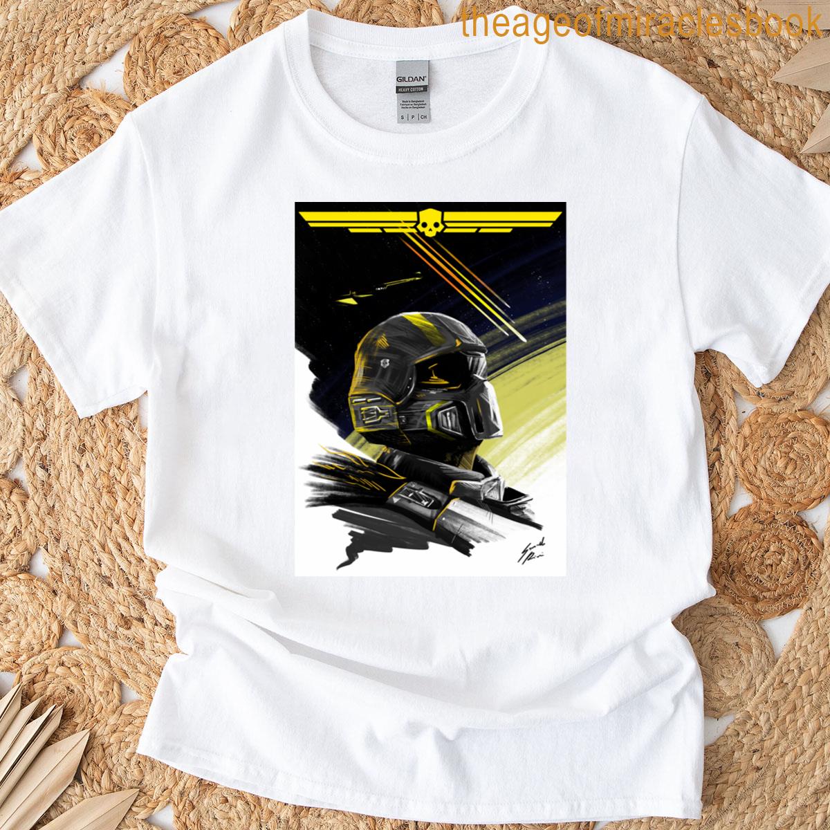 Diving In Hell Premium Scoop T-shirt