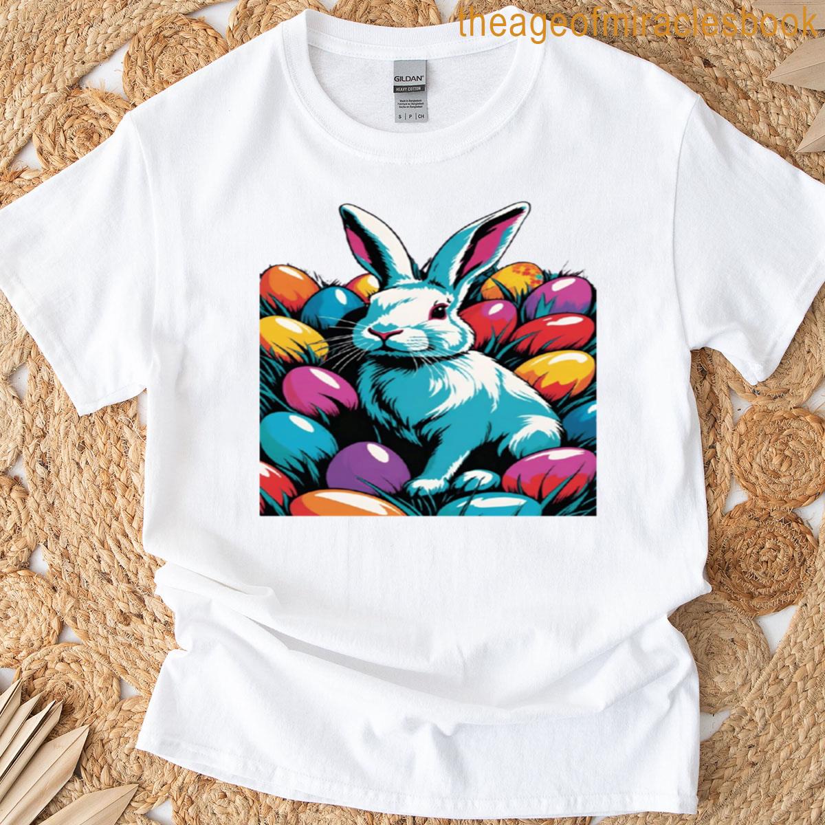 Easter Rabbit And Eggs T-shirt