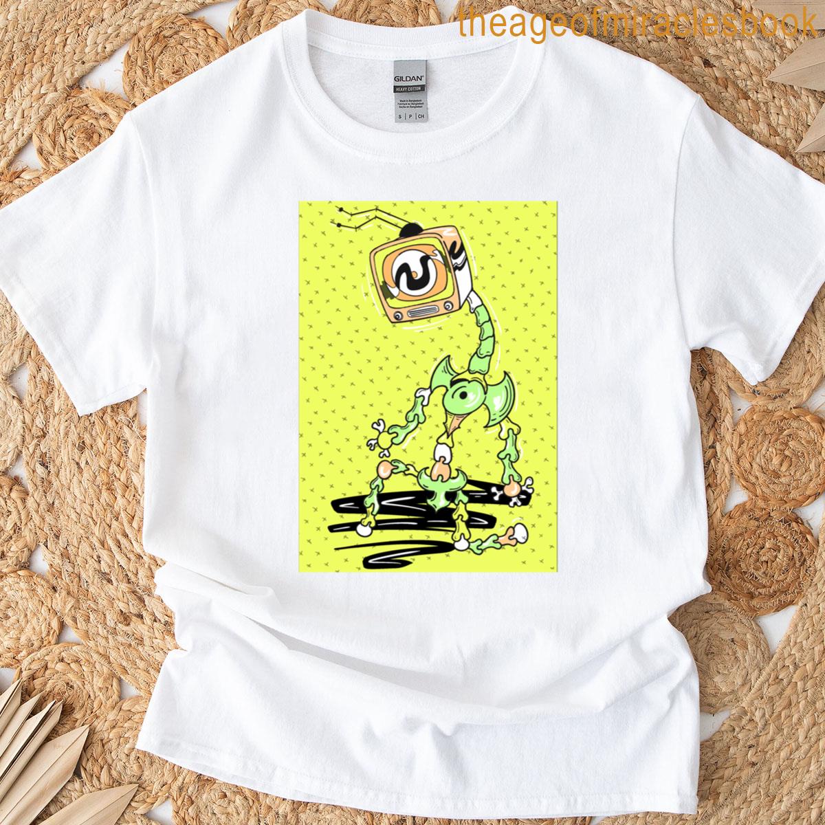 Retro Tv Alien T-shirt