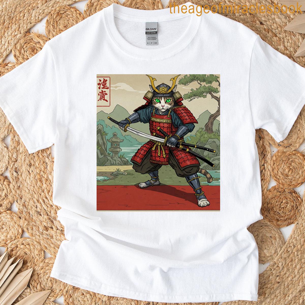 Samurai Cat T-shirt