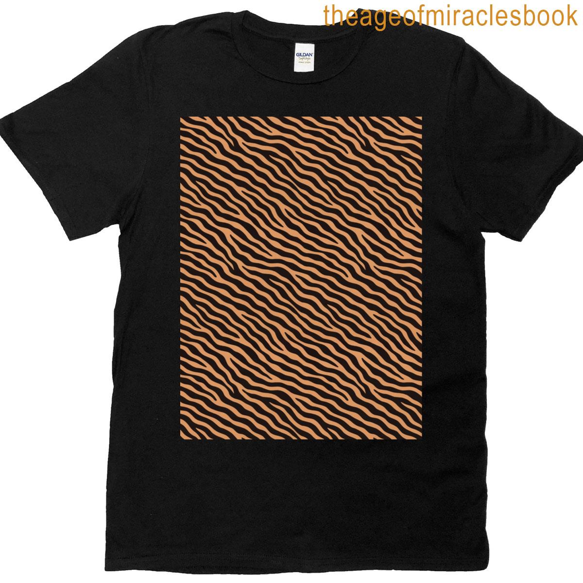 Tiger Animal Print Pattern Graphic T-shirt