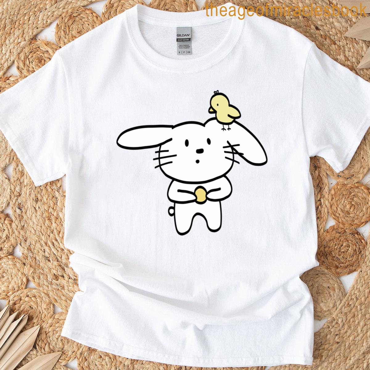 Easter Bunny Cute And Chick T-shirt