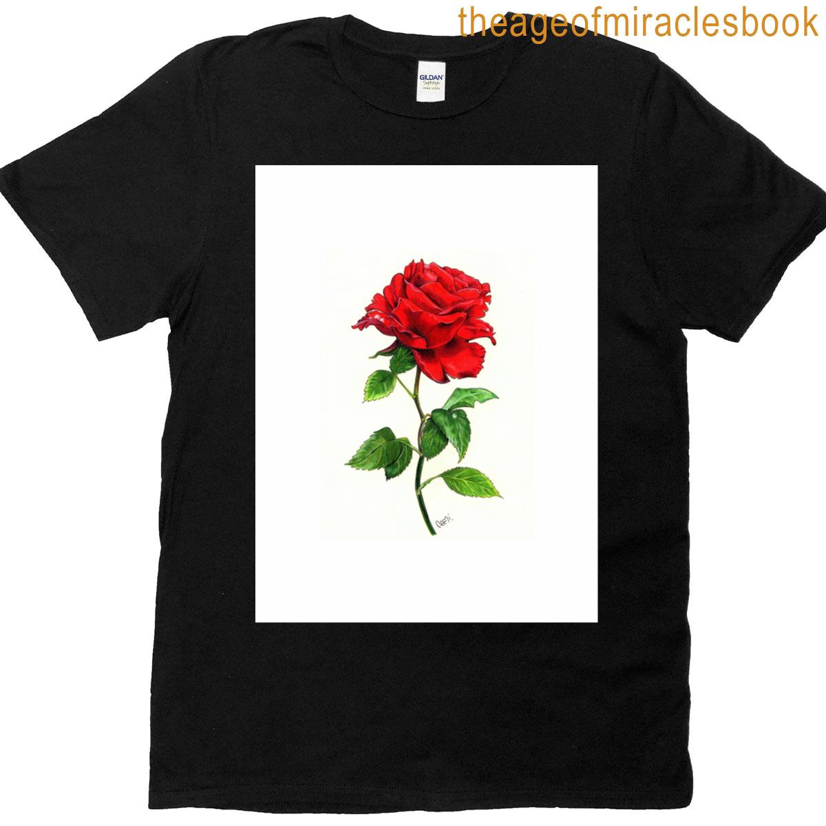 Forever Red Rose Graphic T-shirt