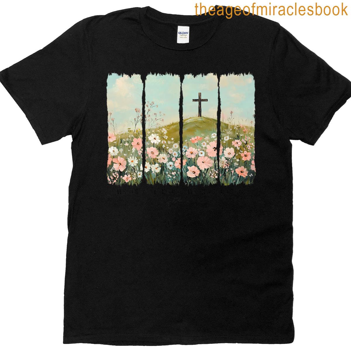 He Is Risen Matthew 286 Bible Verse Easter Premium T-shirt