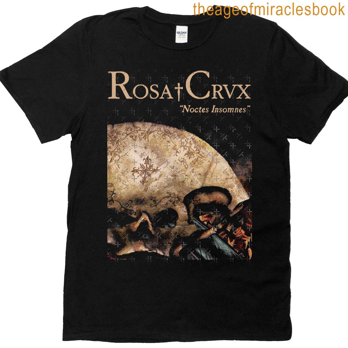 Rosa Crux Goth Darkwave T-shirt