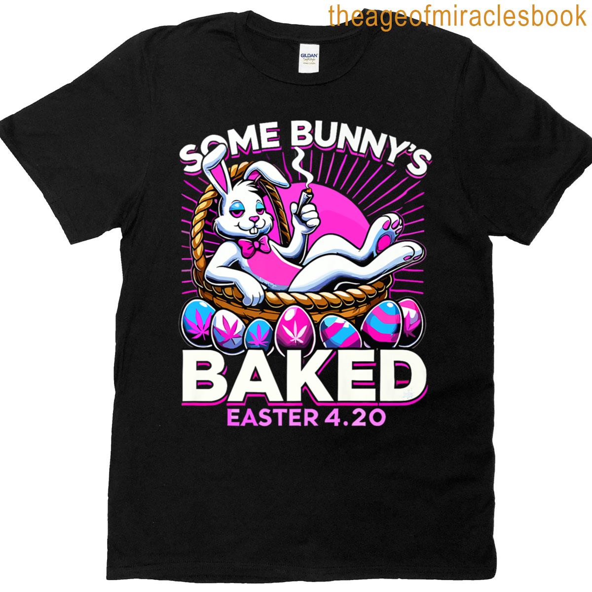 Some Bunnys Baked Easter Rabbit 420 Premium T-shirt