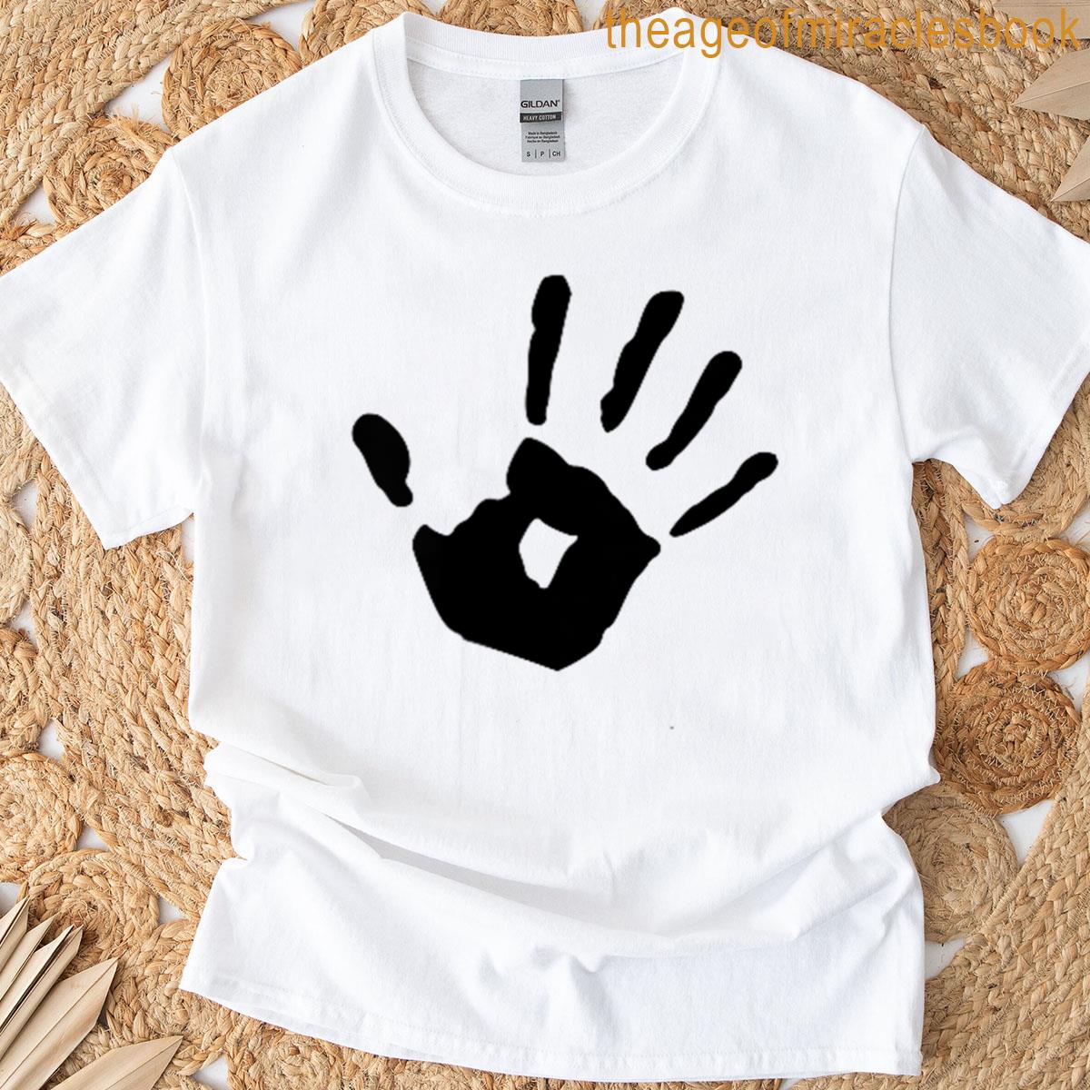 Black Palm Imprint T-shirt