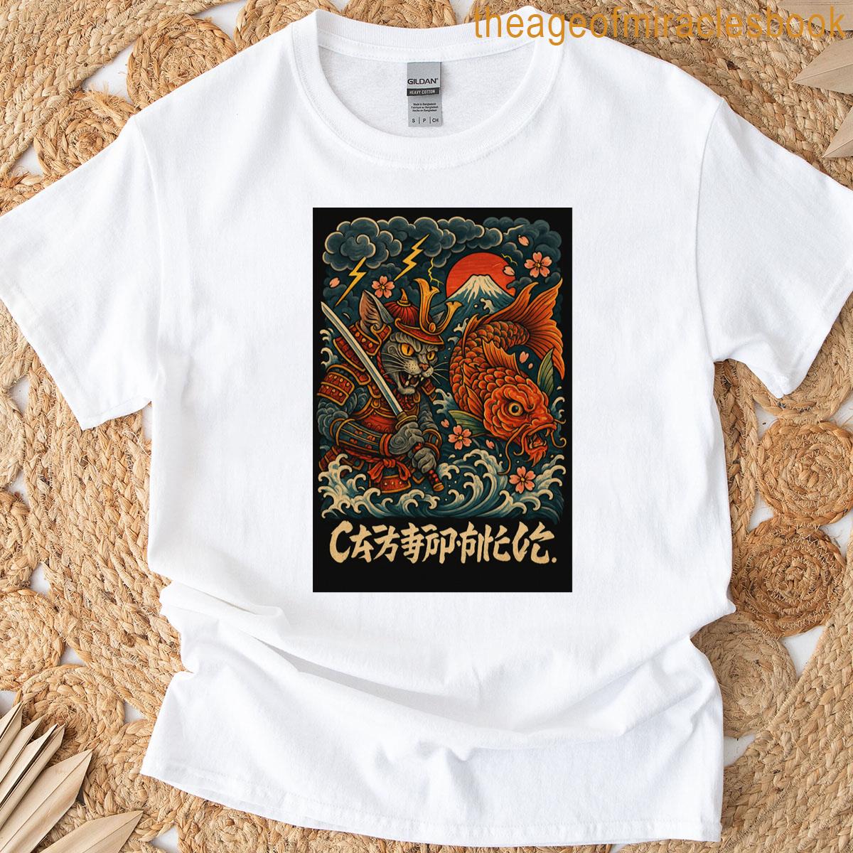 Cat Samuri T-shirt