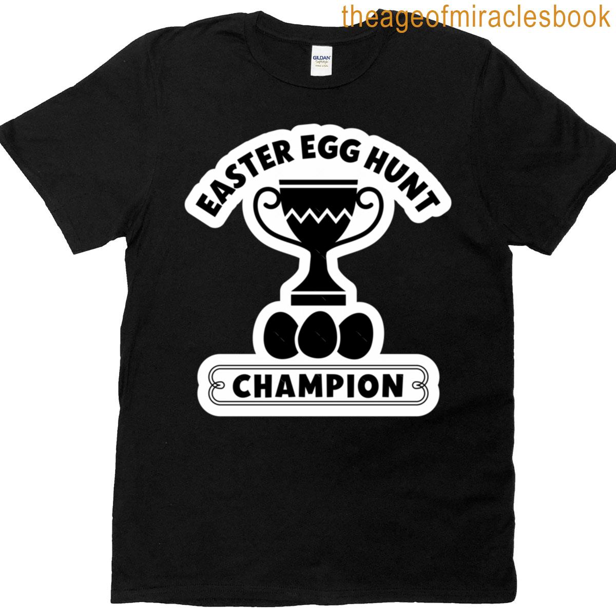 Easter Egg Hunt Champion Trophy Sticker T-shirt