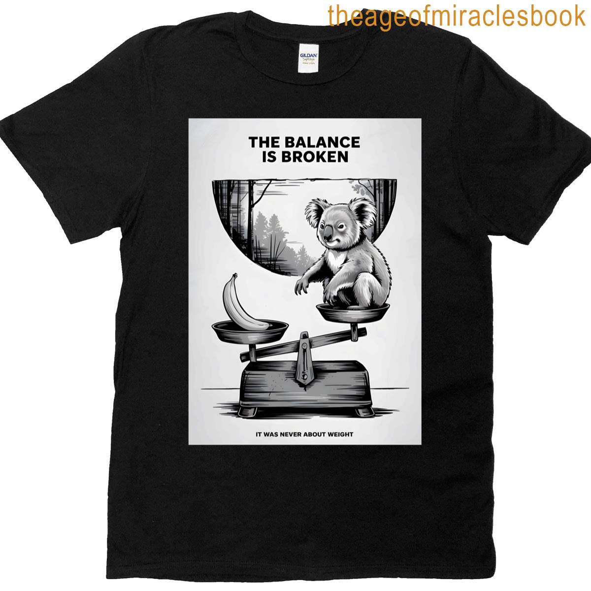 Koala On A Scale T-shirt
