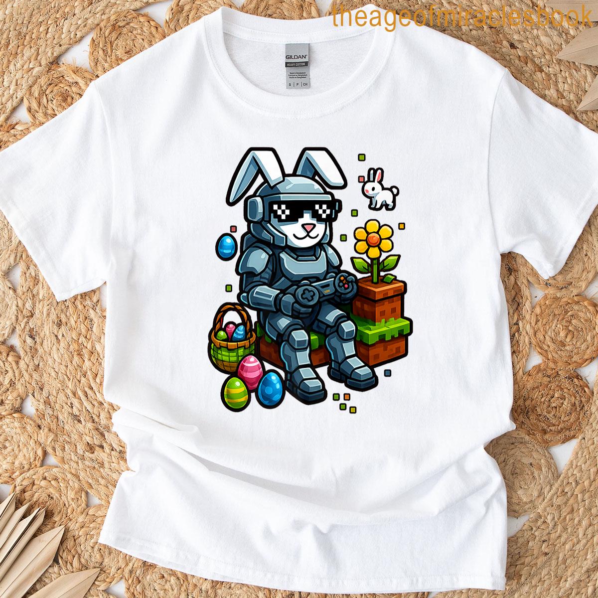 Funny Easter Gamer Bunny – Gaming Controller Egg Hunt Premium T-shirt