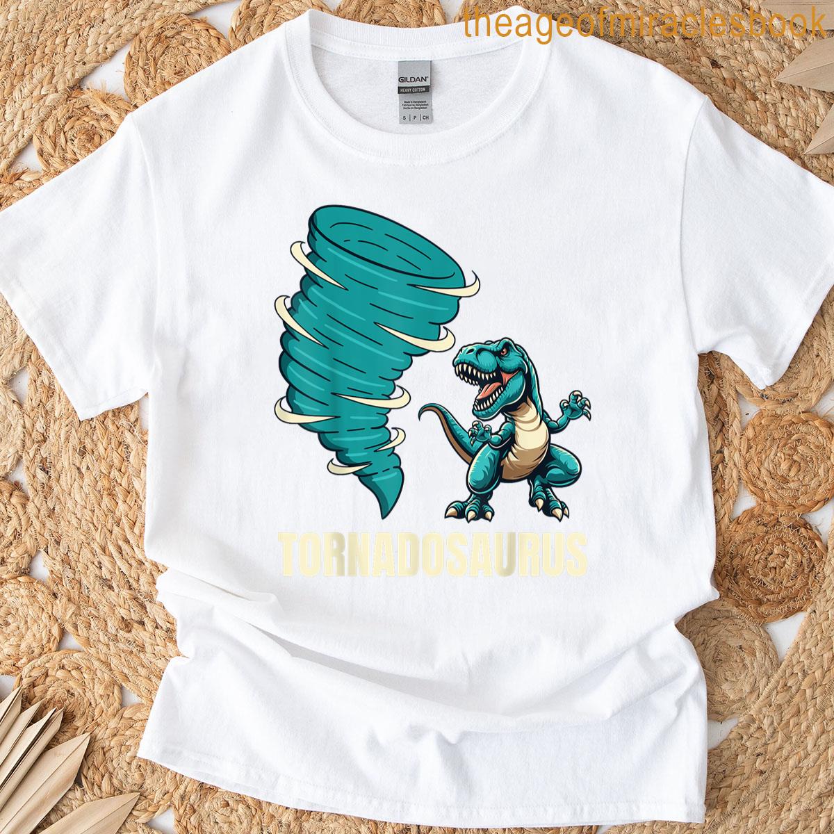 Funny Tornado T-rex Tornado Chaser T-shirt