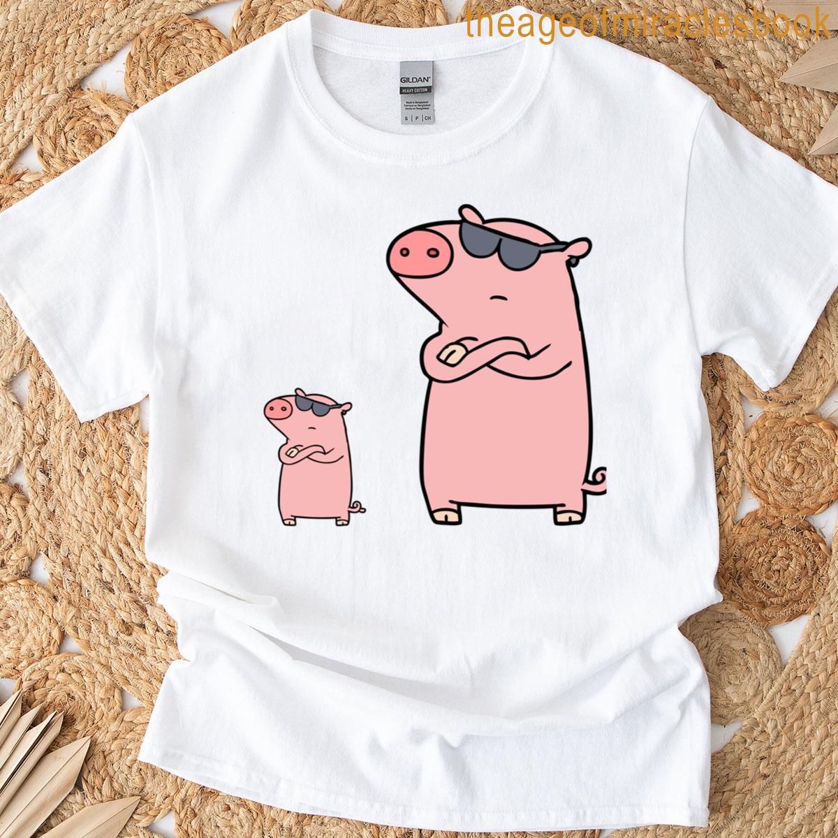 Just Two Cool Pigs T-shirt