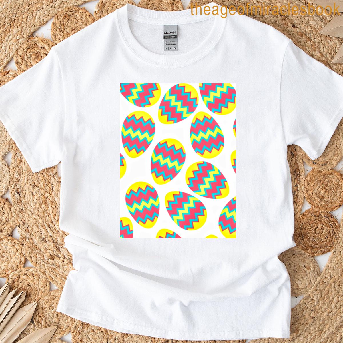 Kings Easter Hunt Easter Hunt Easter Eggs Assorted Colors Easter Pink Yellow Easter D T-shirt