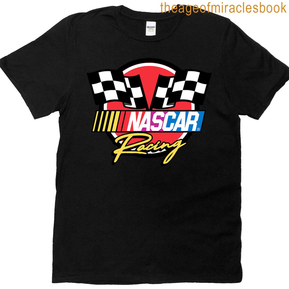 Nascar – Racing Checkered Flags Logo T-shirt