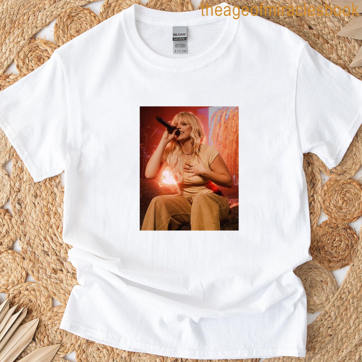 Renee Rapp In Orange T-shirt
