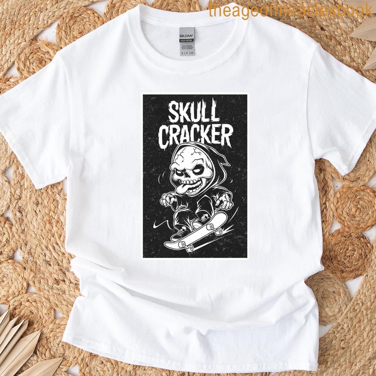 Skull Crack Skateboarder T-shirt