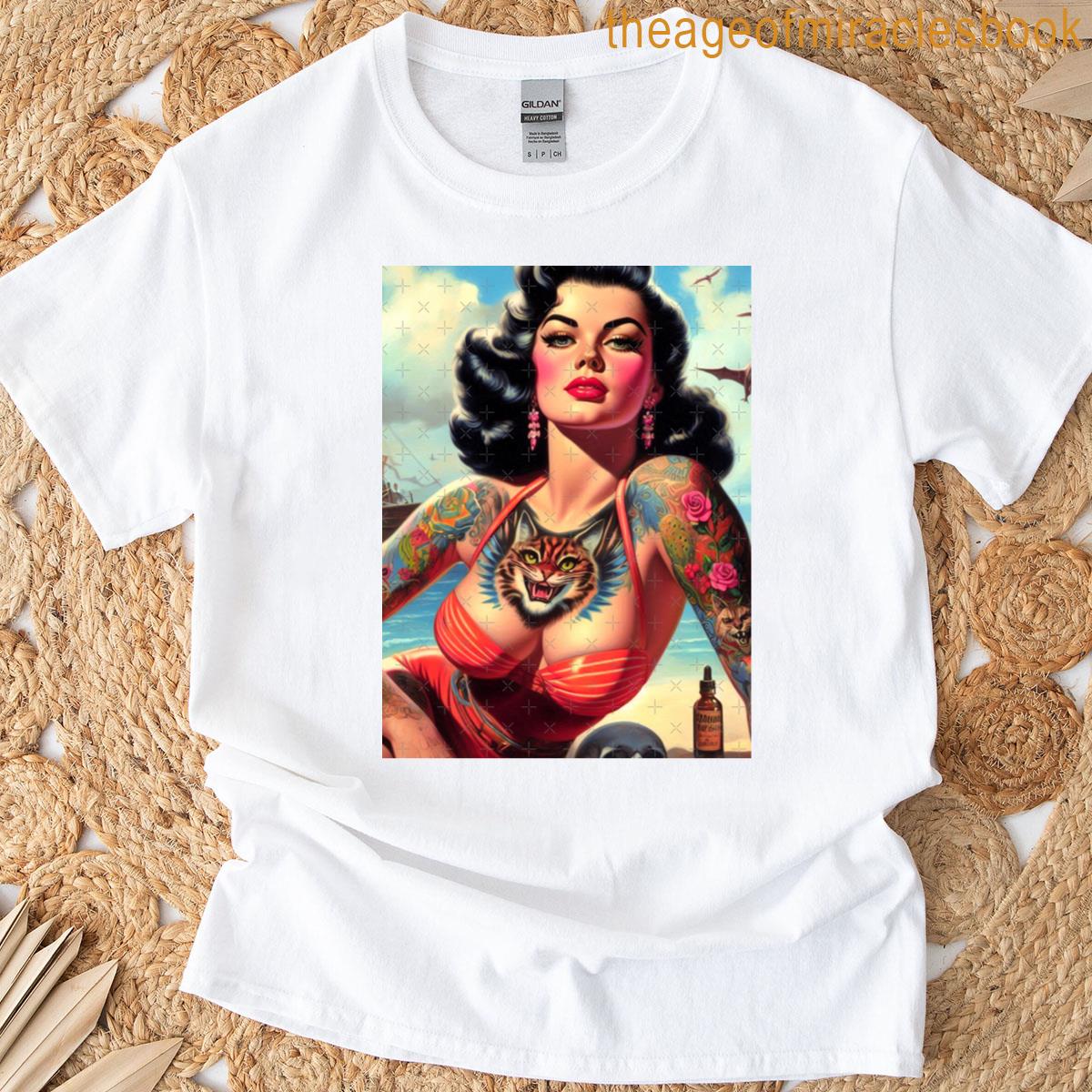 Tattooed Summer Pin-up T-shirt