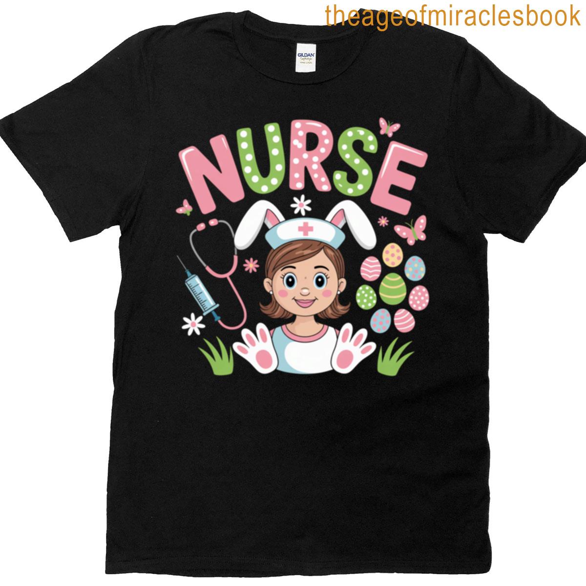 Cute Spring Nurse Appreciation Design T-shirt