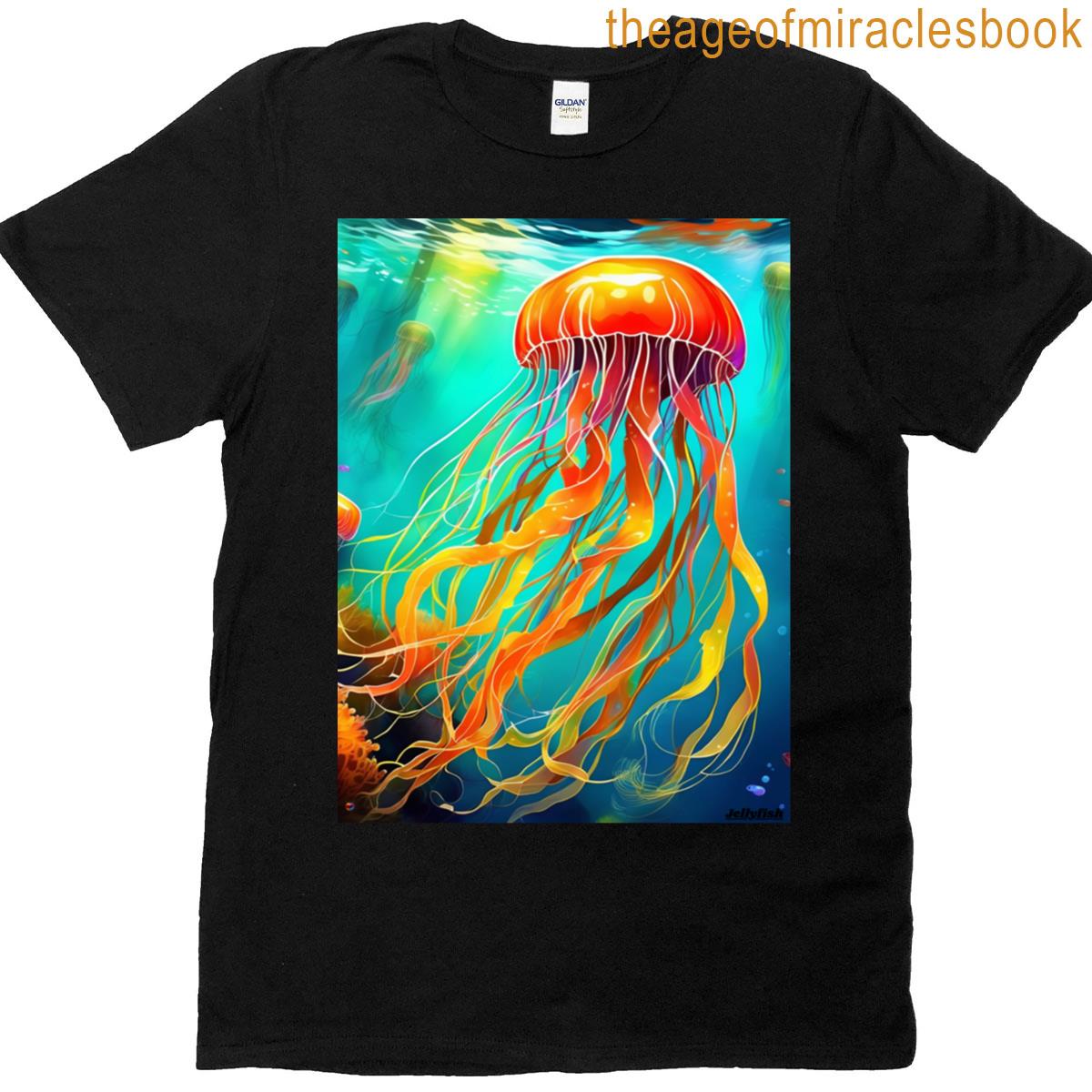 Paintsplash Jellyfish Oversized T-shirt