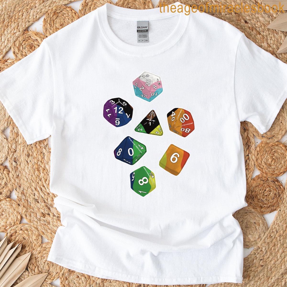 Progress Pride Dice T-shirt