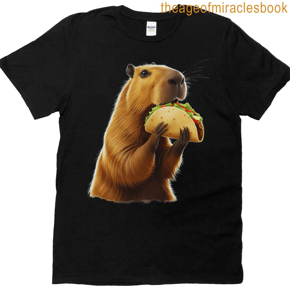 Capybara Eating A Taco Premium T-shirt