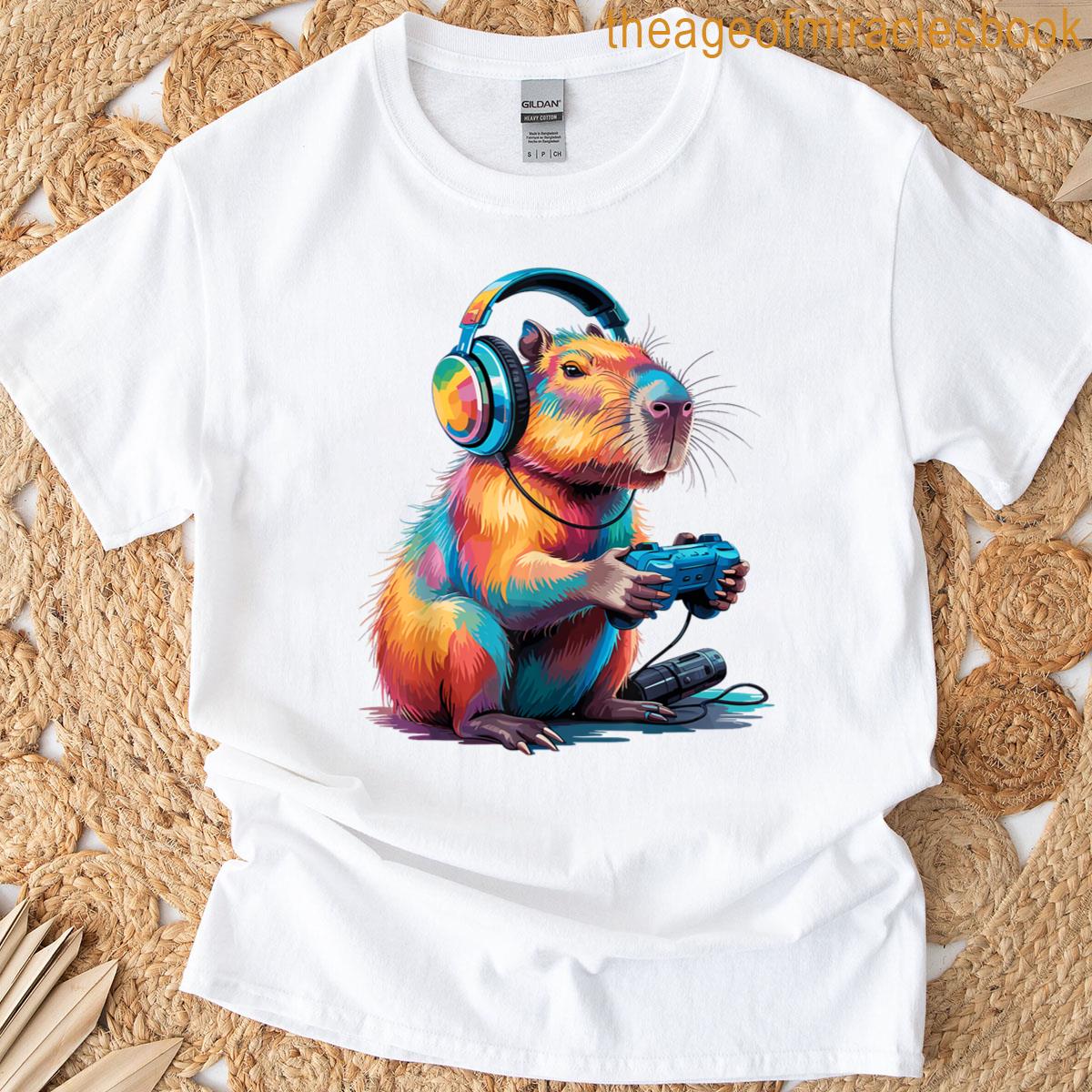 Capybara Funny Video Games Capybara T-shirt