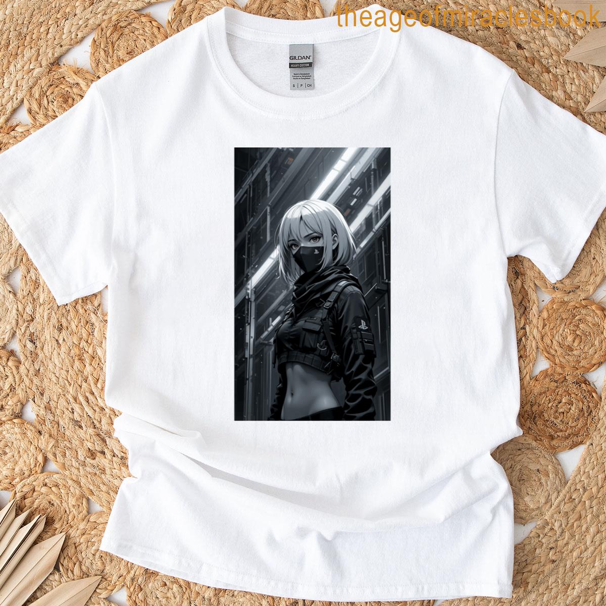 Cyberpunk Shadow Walker T-shirt