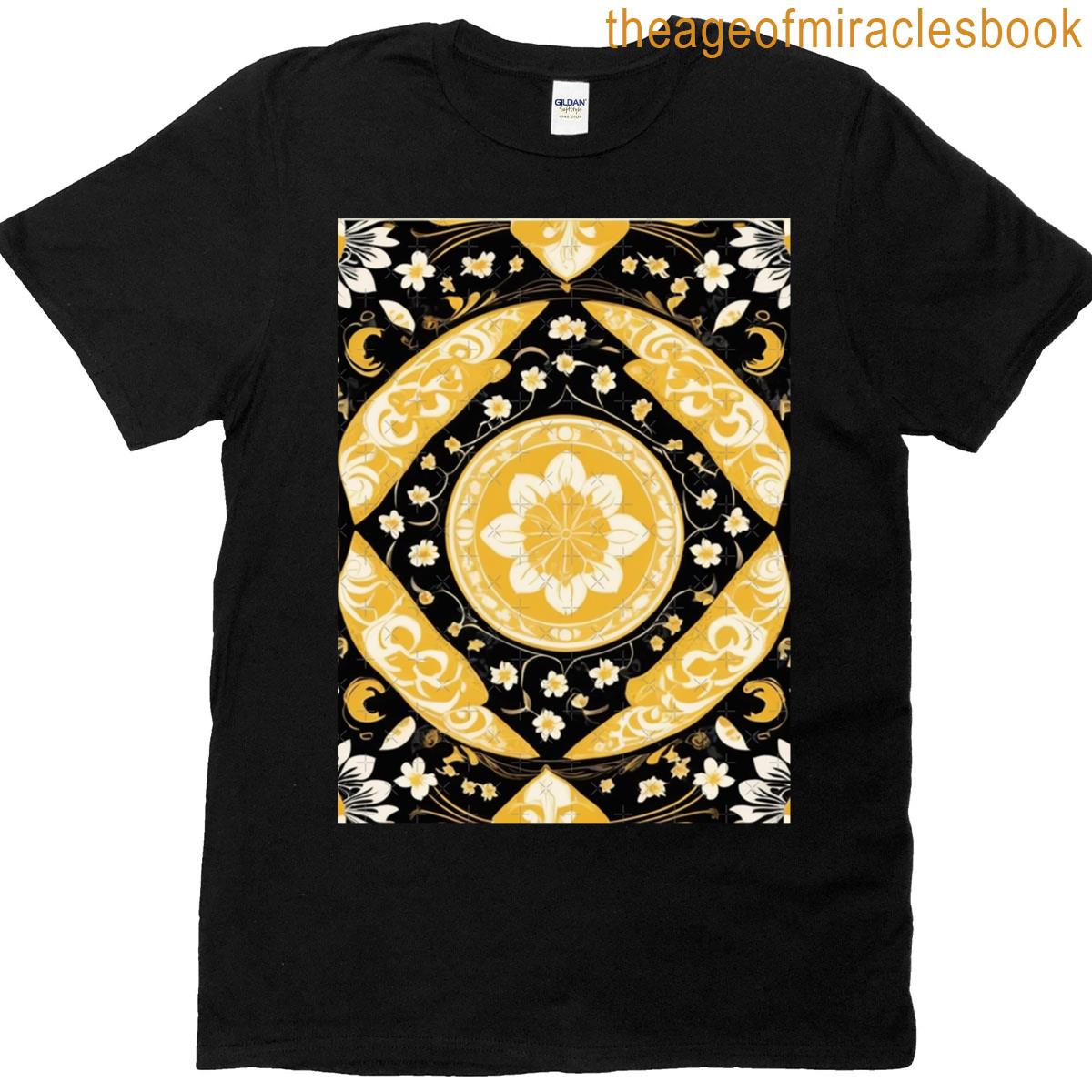 Daisy Kimono Pattern Graphic T-shirt