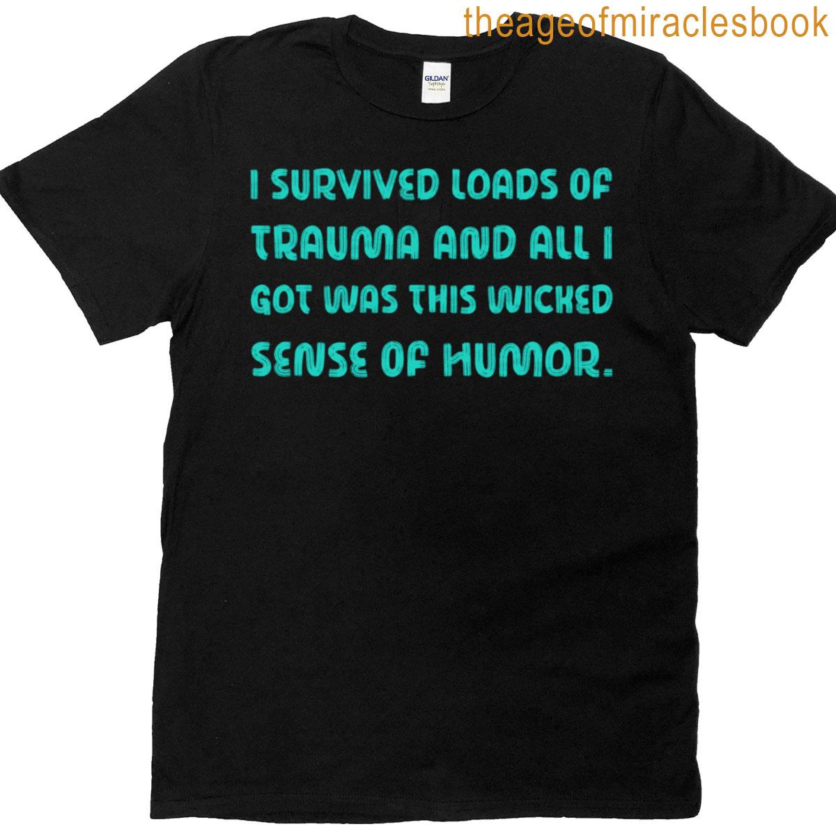 I Survived – Teal Oversized T-shirt