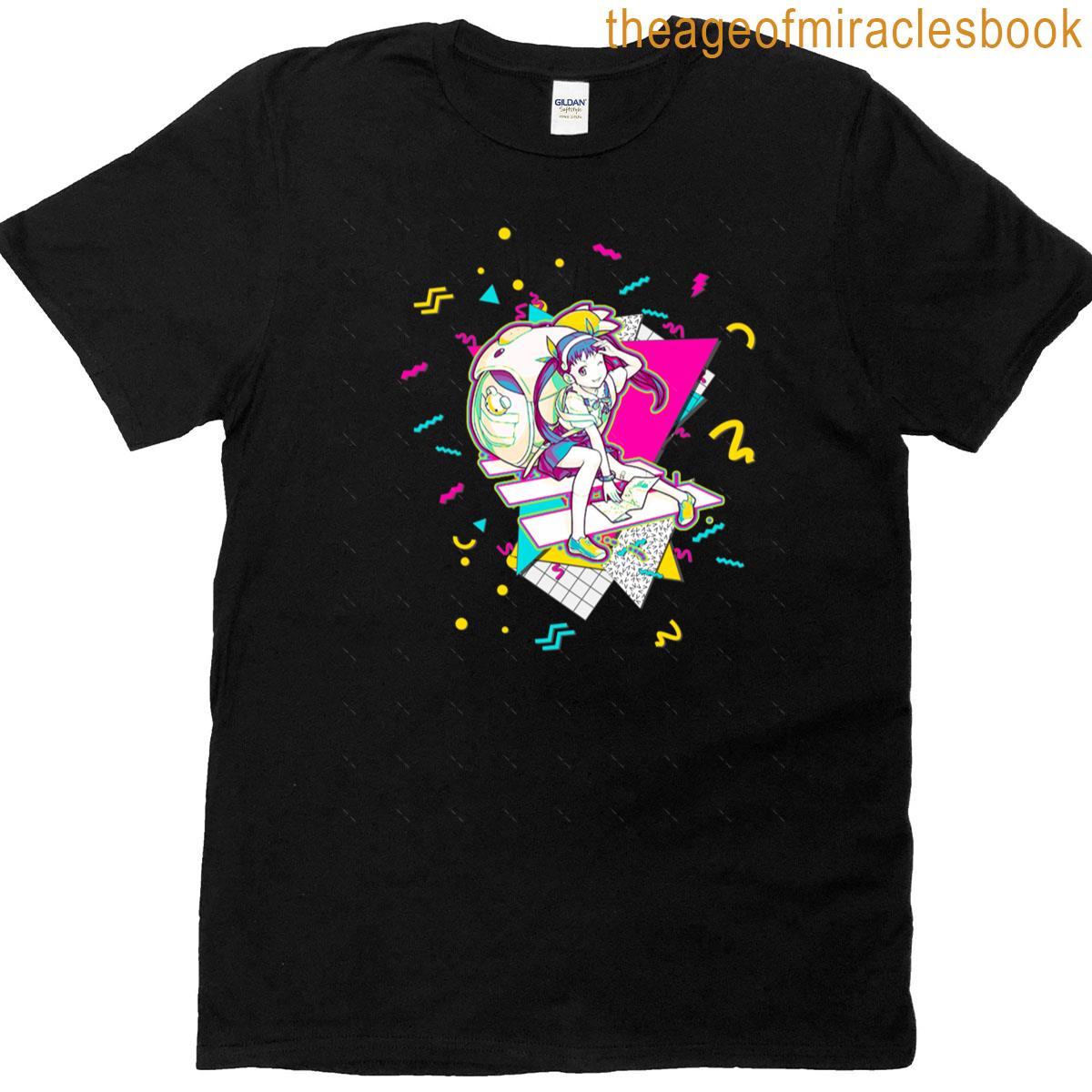 Mayoi Monogatari Series 90s Design Oversized T-shirt